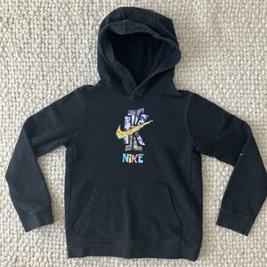 Nike Kyrie Irving Spongebob Squarepants Pullover Hoodie Youth M Black Mavericks